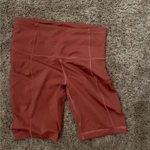 lululemon eight inch biker shorts